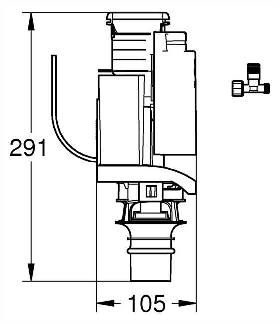 38735 Grohe Umrüstsatz Umbausatz