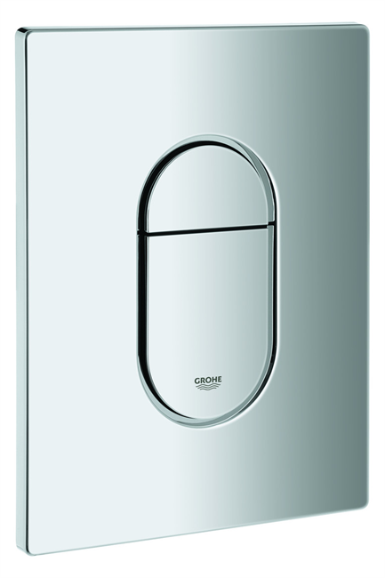 38844000 Grohe WC-Betätigung Arena Cosmopolitan 38844, 2-Mengen- und Start & Stopp-Betätigung, 156 x 197 mm, senkrechte Montage, chrom