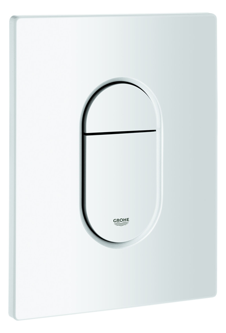 38844SH0 Grohe WC-Betätigung Arena Cosmopolitan 38844, 2-Mengen- und Start & Stopp-Betätigung, 156 x 197 mm, senkrechte Montage, alpinweiß