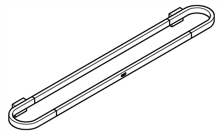 Grohe Badetuchhalter/Halter Selection 41056 600mm hard graphite 41056A00