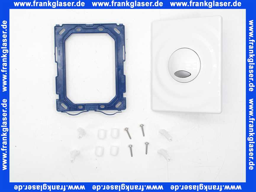 42302SH0 Grohe Abdeckplatte Surf weiß mit ECO-Taste für Spülkasten mit 2 Schläuchen