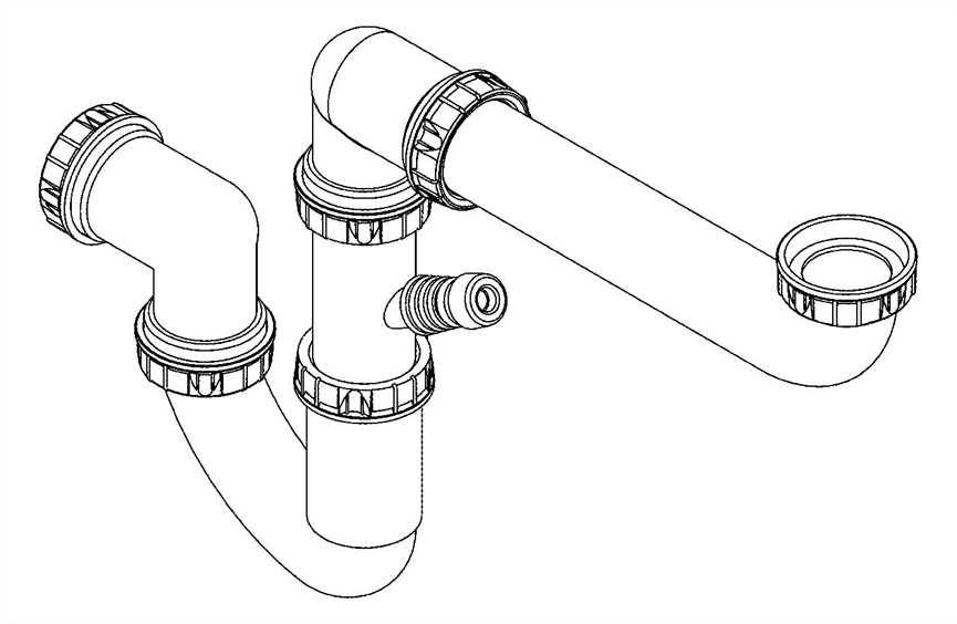 Grohe Siphon 42616 für Einbaupülen Kunststoff chrom 42616000