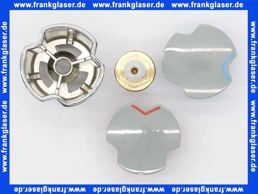 45959000 Grohe Oberteil Costa 45959 Markierung blau/rot 1/2 chrom
