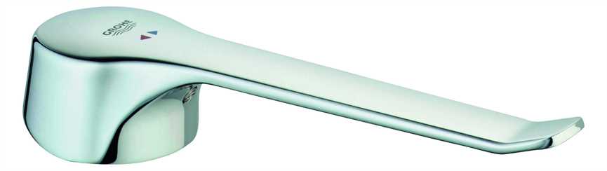 46257 Grohe Hebel f.Euroeco-Spezial-Wand- batteri170mm verchromt