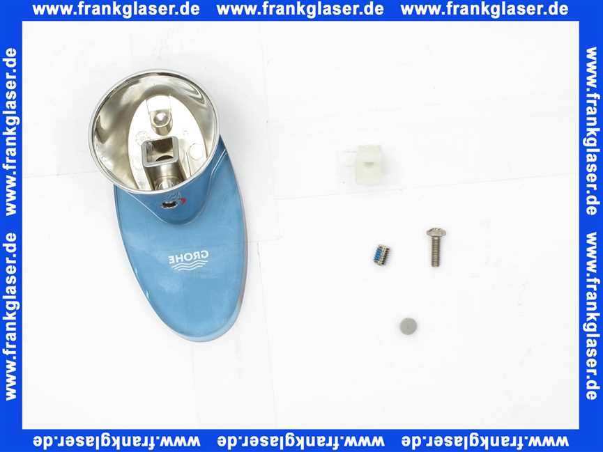46377IM0 Grohe Hebelkopf 46377 für Taron Einhandmischer chrom/blauglas