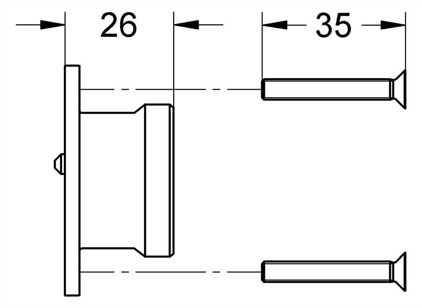 46627 Grohe FG Verlängerung für WT-Armatur