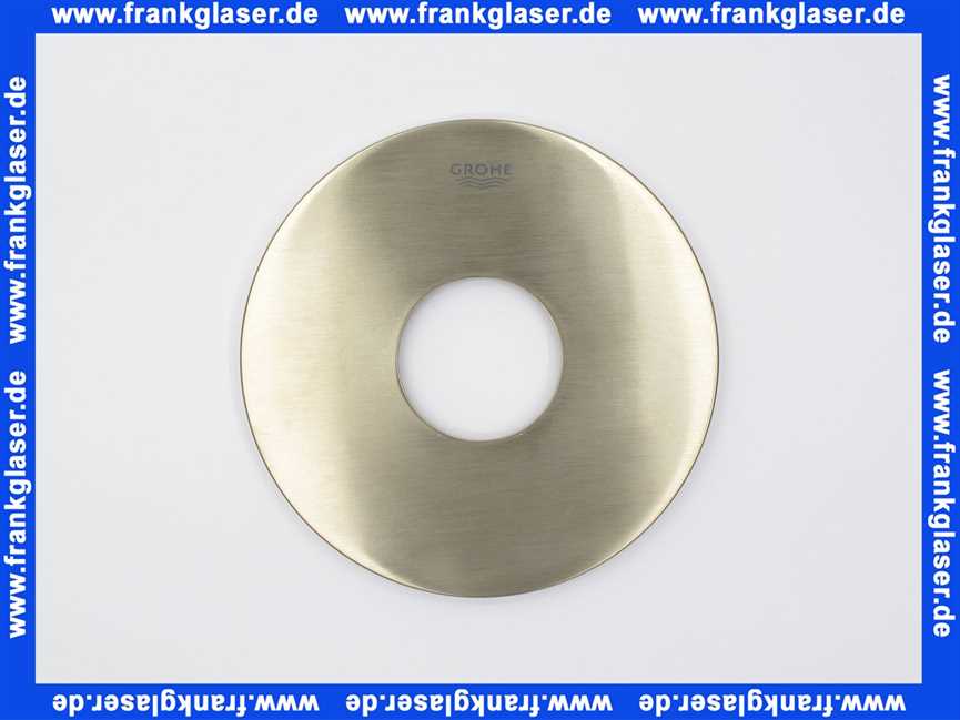 Grohe Rosette 48428 rund für EHM-FMS nickel gebürstet 48428EN0