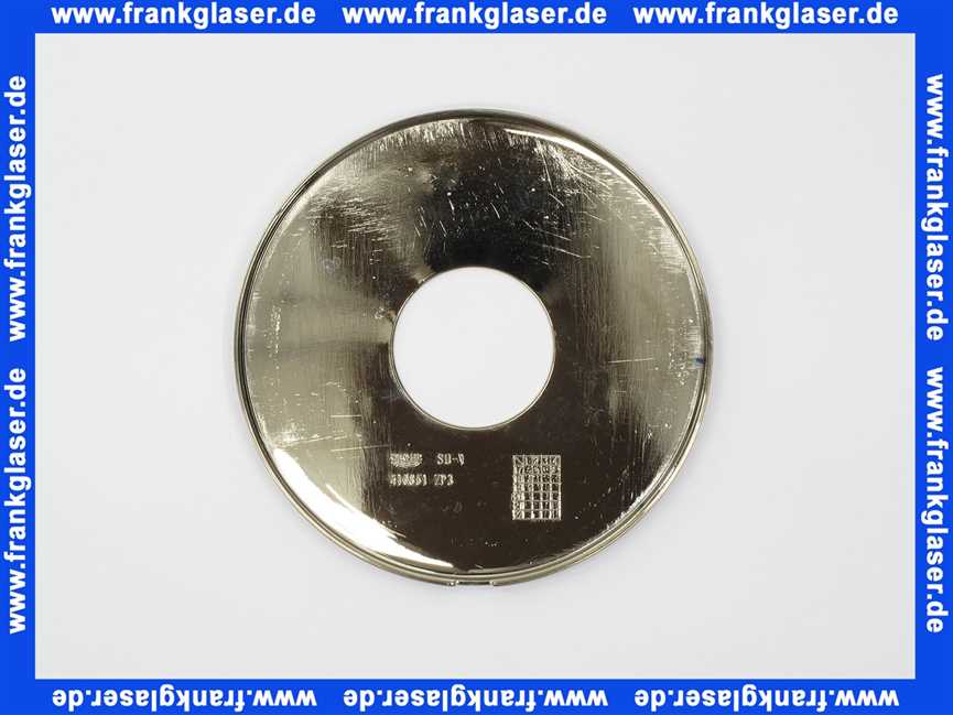 Grohe Rosette 48428 rund für EHM-FMS nickel gebürstet 48428EN0