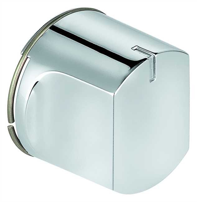 Grohe Umstellknopf 48447 rund für EHM-FMS mit 3-Wege Umstellung chrom 48447000