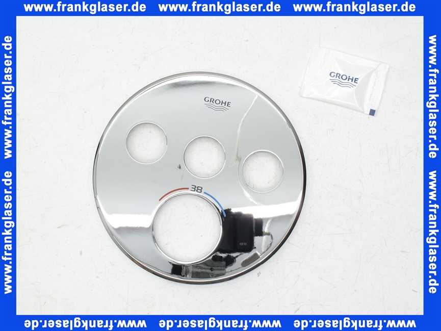 49035000 Grohe Smartcontrol Rosette rund für 3 Absperrungen