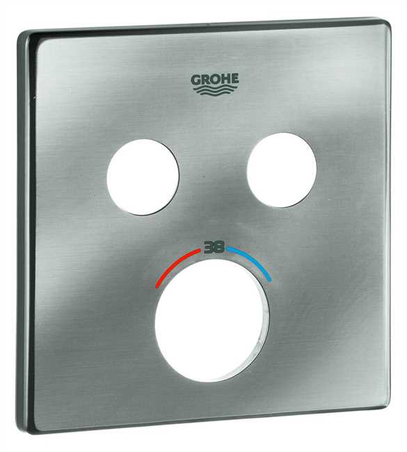 Grohe Rosette 49039 für SmartControl UP-THM mit 2 ASV supersteel 49039DC0
