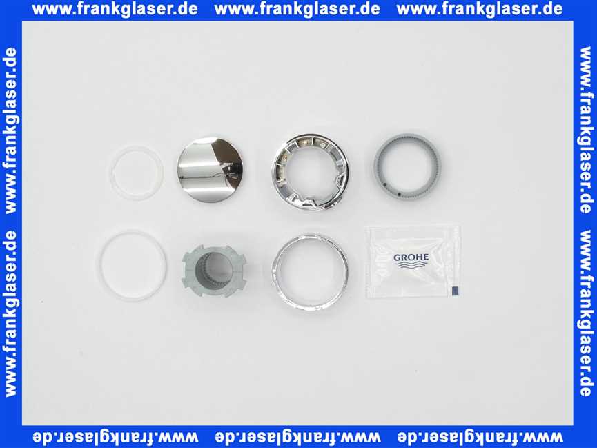 Grohe Temperaturwählgriff 49082 für Grohtherm Fertigmontagesets chrom 49082000