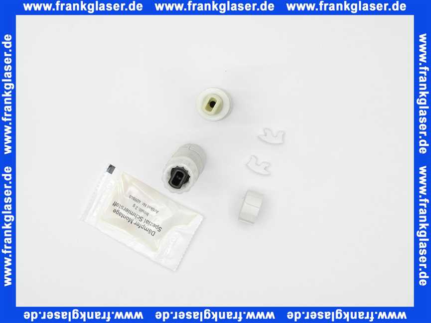 Grohe Stoßdämpfer 49528 für Bau Keramik WC-Sitz mit Soft Close Funktion weiß 49528000