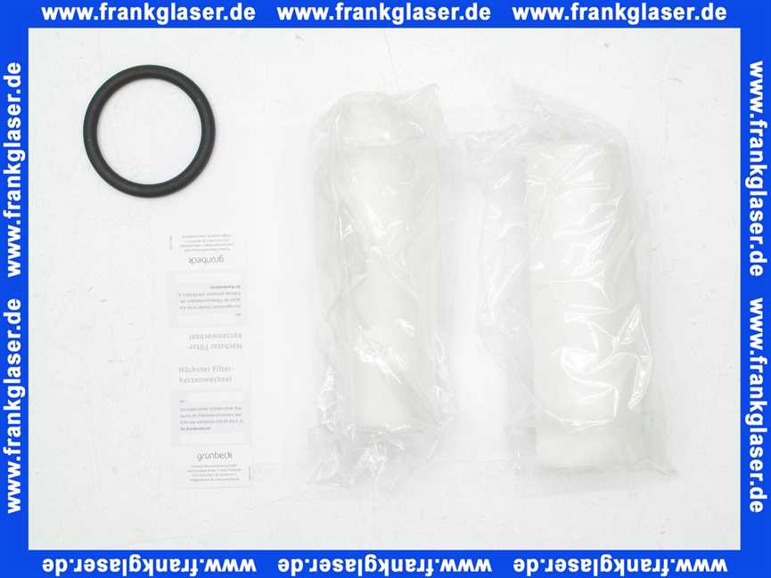 2 Ersatzfilterkerzen Filtereinsätze 80 µm FS 1 Filter mit Schutzglocke 103007