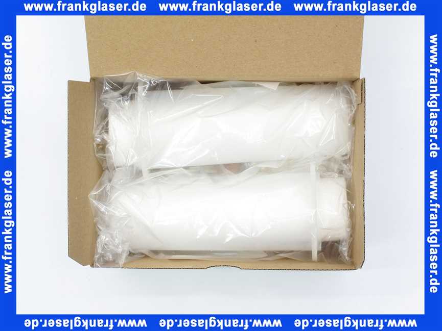 2 Ersatzfilterkerzen Filtereinsätze 20 µm Filter mit Schutzglocke FS 1 103067