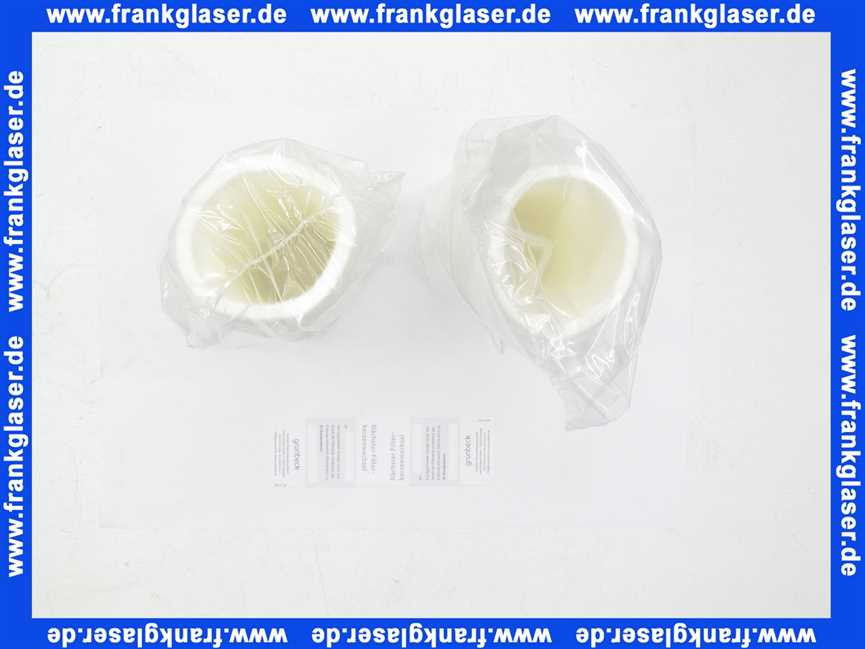 2 Grünbeck Ersatzfilterkerzen Geno 50 my ohne Schutzglocke für FS11/4Zoll-11/2Zoll