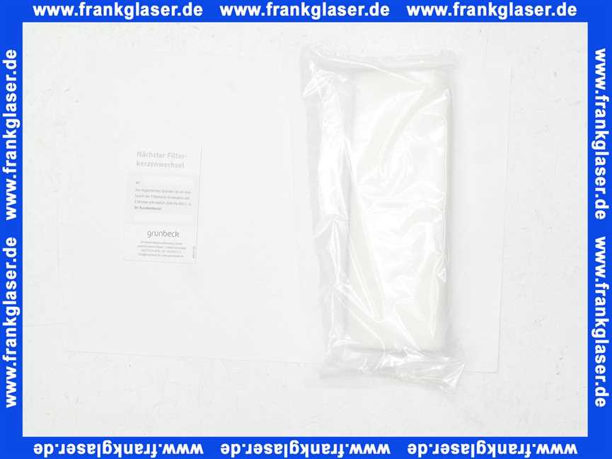 1 Ersatzfilterkerze Filtereinsatz Feinfilter 80 µm FS 1 Filter ohne Schutzglocke 103075