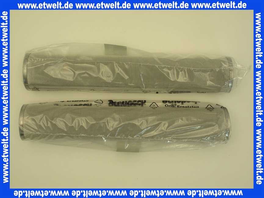 2 Ersatzfilterkerzen Filtereinsätze für Filter S 1 1/2 - 2 FM 50-150 103111