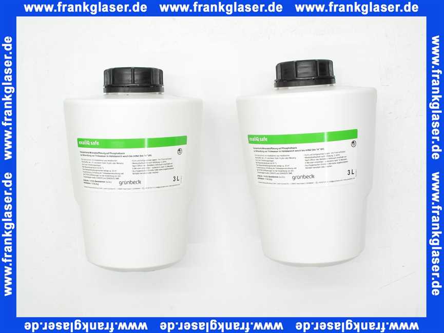 114032 Grünbeck Mineralstofflösung exaliQ safe, 2 x 3 Liter Flasche