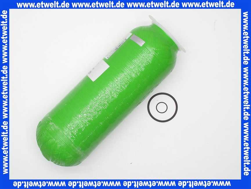 187524e Grünbeck Druckflasche gefüllt