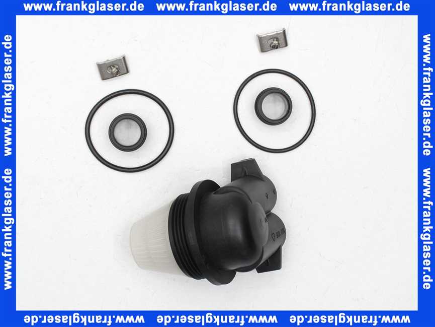 187622E Grünbeck Adapter Flaschenadapter mit Harzfänger O-Ring und Steckkupplung zu WWM 2 GSX Grivory