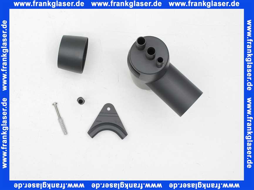 Grünbeck Kanalanschluss Delta-p DN 50 DIN EN 1717 Schwarz 188875