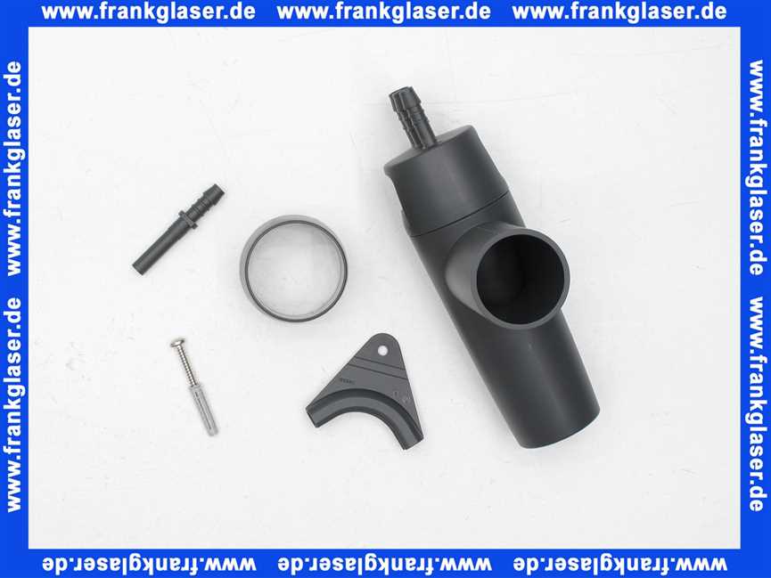 Grünbeck Kanalanschluss Delta-p DN 50 DIN EN 1717 Schwarz 188875