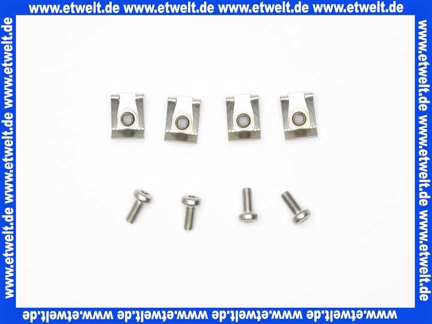 83249005e Grünbeck Schnappmutter M5 mit Schraube (4 Stück)