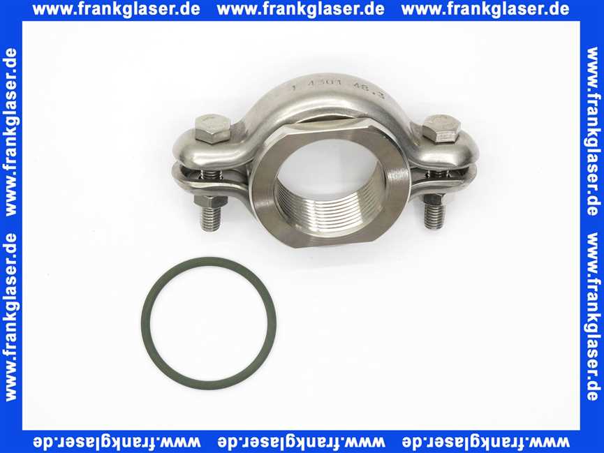 415297 Grundfos Zubehör für vert. Kreiselpumpen CLAMP-Kupplung CRN1,3,5 Rp1_1/4 Viton