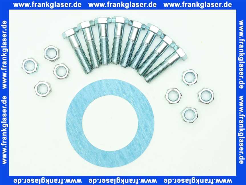 96001999 Grundfos Zubehör für Hebeanlagen Montageset DN80 8 Schrauben M16x65