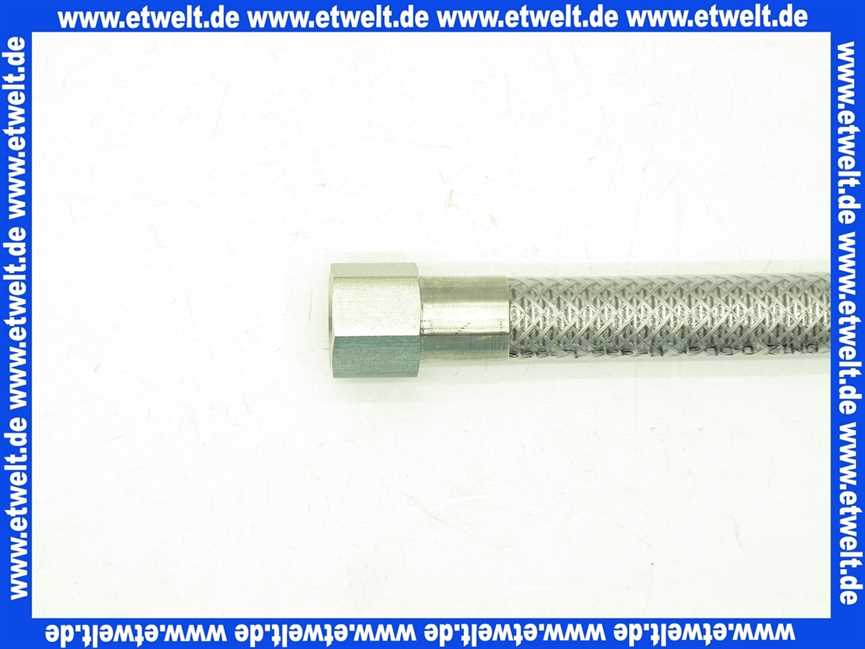 Sicherheits-Allgasschlauch 1000mm fuer Stadt-, Erd- und Fluessiggas nach DIN 3383