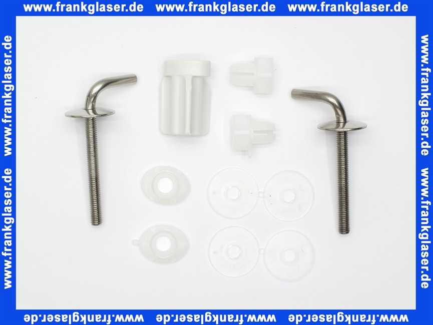 400023 Hamberger Fast-Fix Edelstahlscharniere f.WC-Sitze