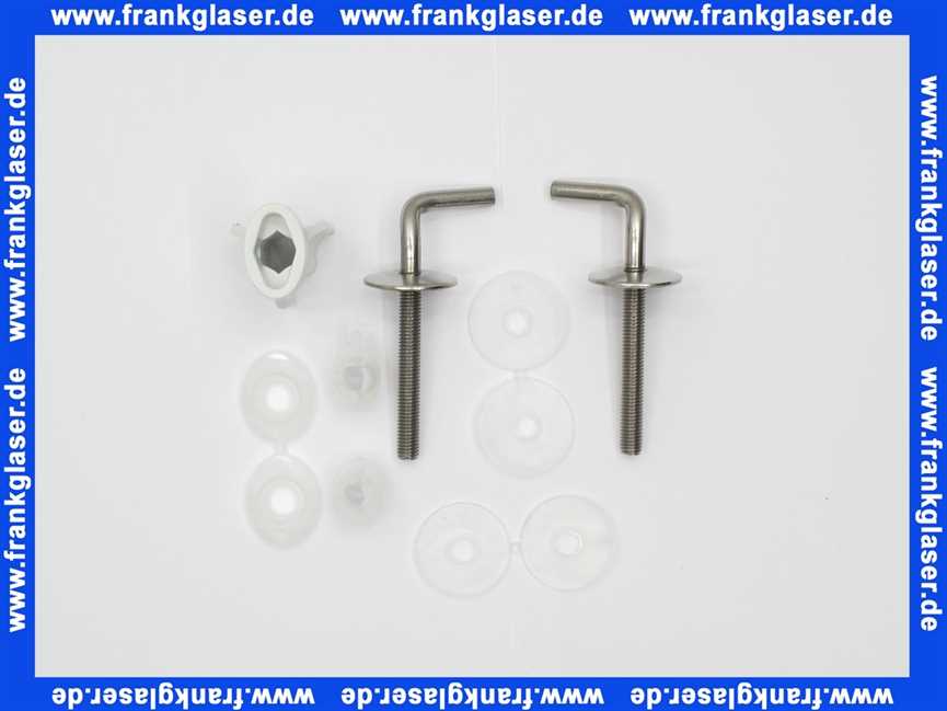 401048 Hamberger Edelstahl-Scharniere f.WC-Sitz Golf