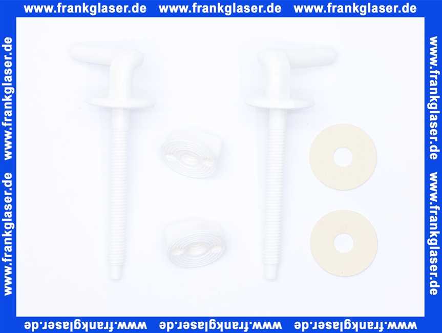 115500 Hamberger Scharnier Kunststoff weiss für WC Sitz Exclusiv