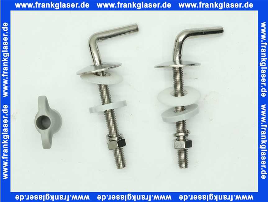 115729 Hamberger Metallbefestigung verchromt für Exklusiv Klos