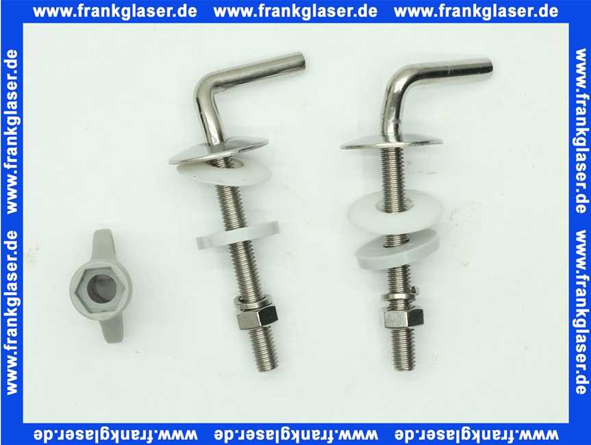 115729 Hamberger Metallbefestigung verchromt für Exklusiv Klos