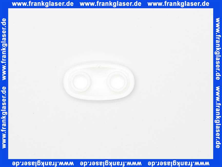 404166 Hamberger Sitzpuffer weiss für WC-Sitz Clivia-Top 3,8 x 2,0 x 0,7 cm