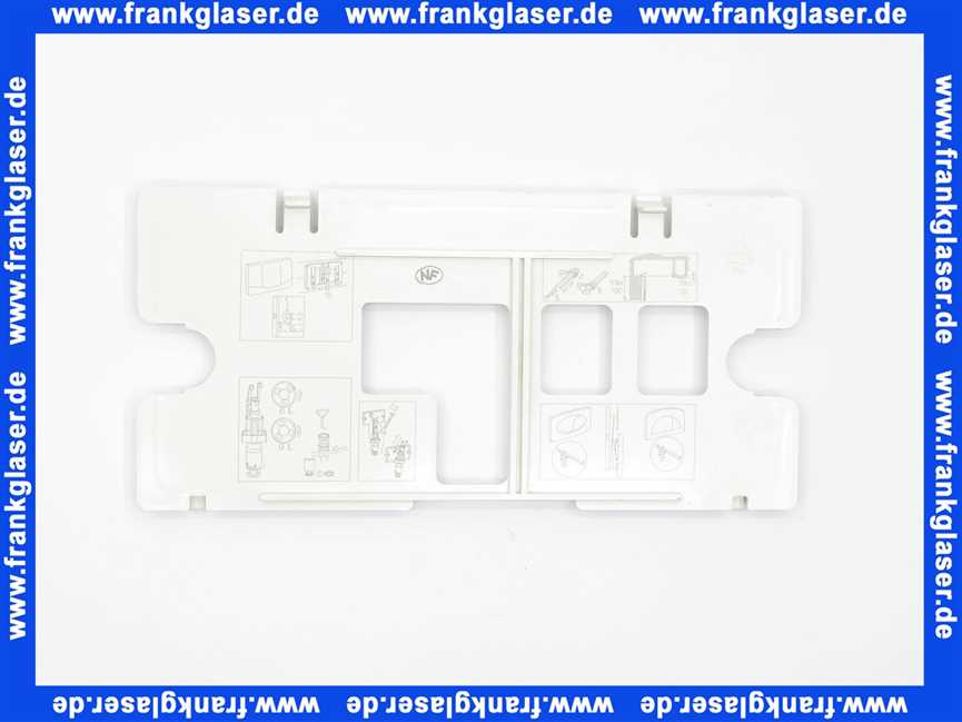 413436 Hamberger Kondensschutzplatte komplett für 91 UP-Spülkasten