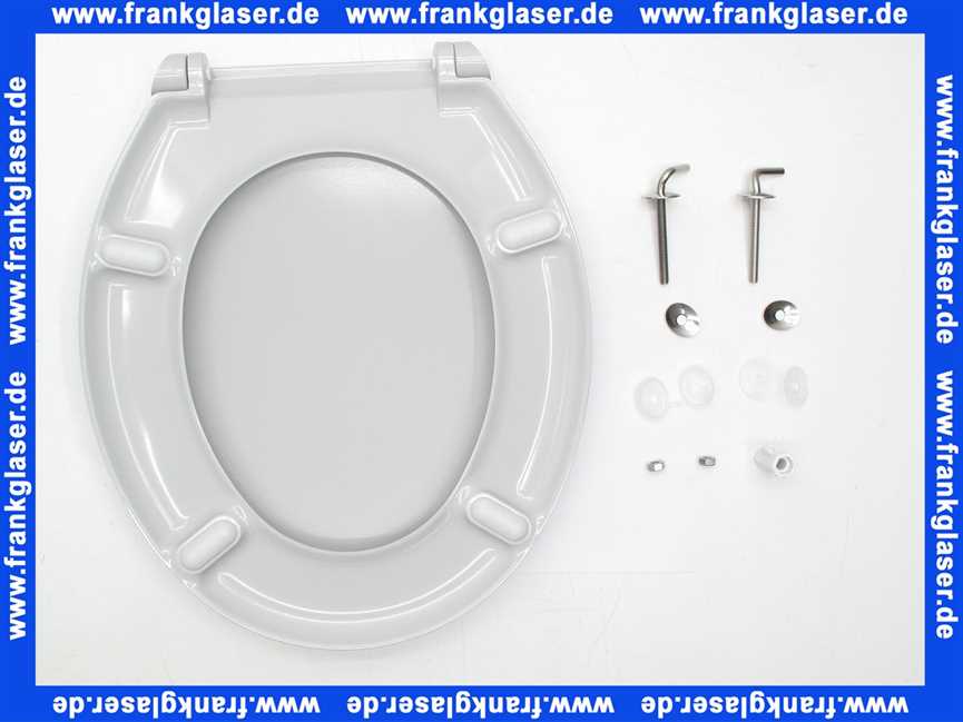 545515 Hamberger Wc-Sitz mit Deckel Serie EXKLUSIV manhattan mit Edelstahl Scharnieren