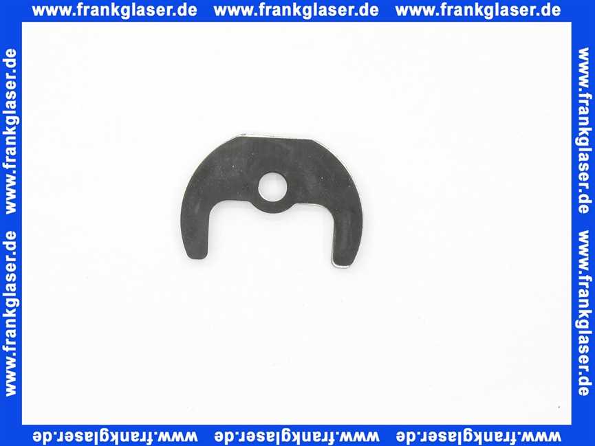59904765 Hansa Spannplatte Befestigungsplatte Halbmond zu Einhebelmischer
