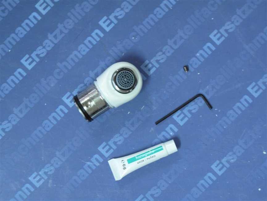 1305845 Hans Grohe Auslauf weiss für Einhand-Waschtischbatterie