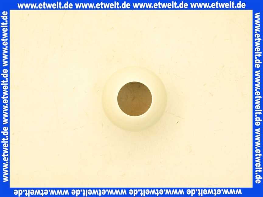 1398145 Hans Grohe Kugelrosette weiss f.UP-Batterie