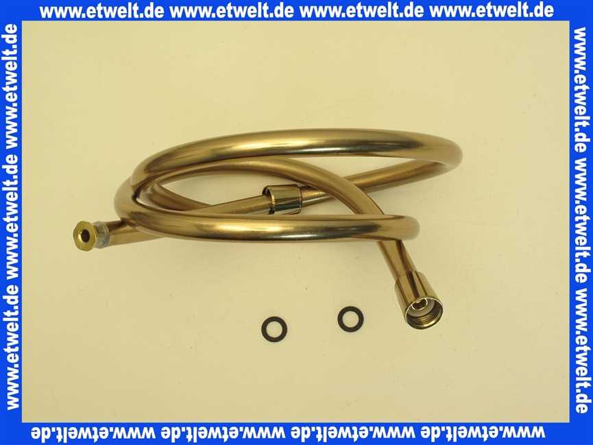 28276840 Hans Grohe Isiflex Brauseschlauch 1,60m Edelmessing
