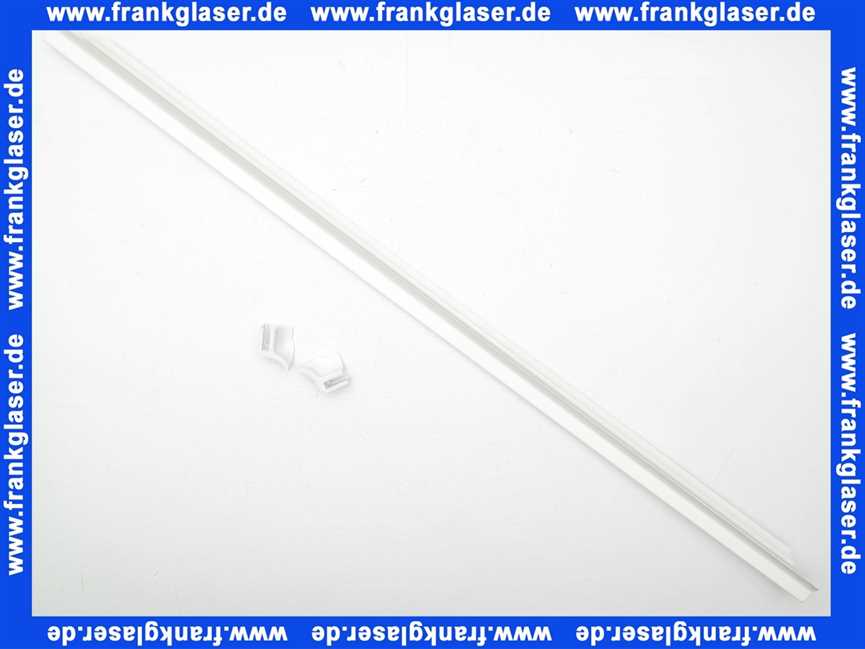 29997450 Hans Grohe Dichtprofil Tür links Duschtempel 100/90/Quadra Ml40 weiss