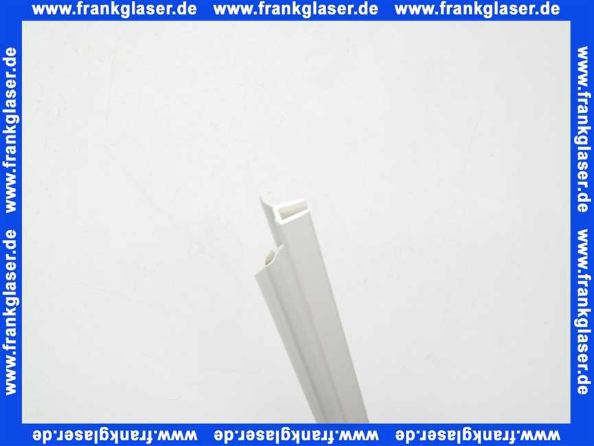 29997450 Hans Grohe Dichtprofil Tür links Duschtempel 100/90/Quadra Ml40 weiss