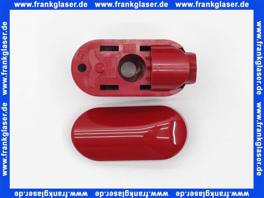92109430 Hans Grohe Wandstütze mit Abdeckung f. UNICA'88 rot