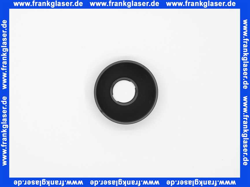 Hansgrohe Rosette Vernis WAP/DAP d:70 mm mattschwarz 93718670