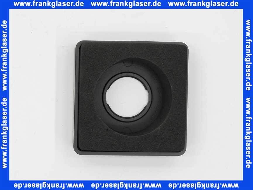 Hansgrohe Rosette Vernis Shape WAP/DAP mattschwarz 93879670