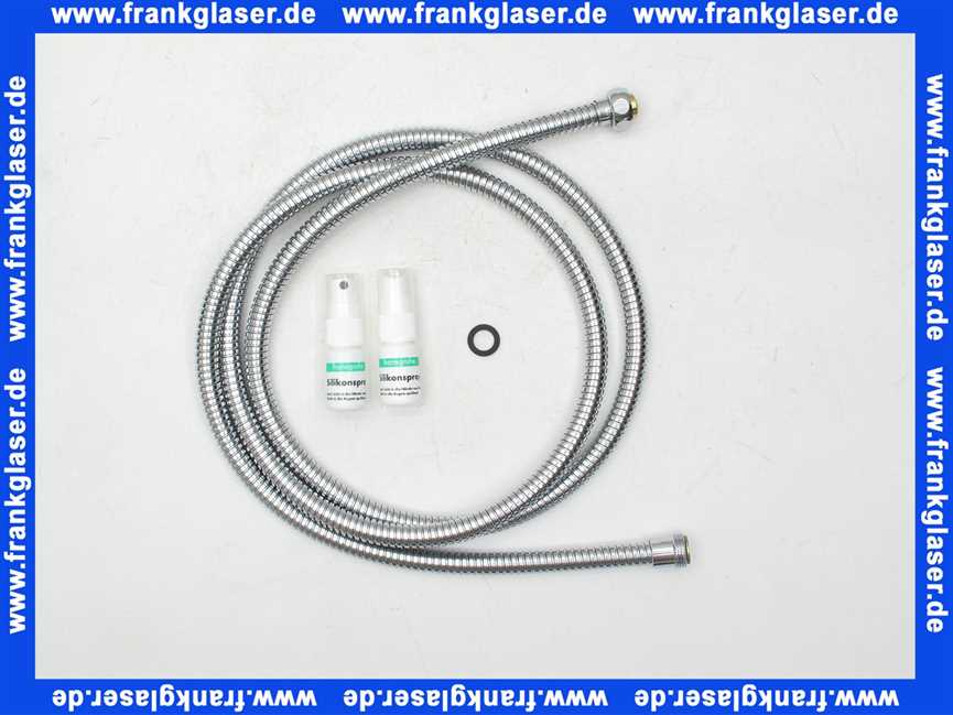 94129000 Hans Grohe Brausenschlauch Axor für 3-Loch Wannenrandarmaturen chrom