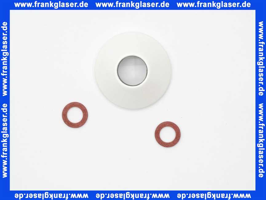 94135450 Hans Grohe Rosette weiss 11/97 für AP-Badebatterie (1 Stück)